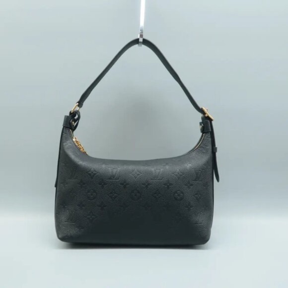 Auth Louis Vuitton Sac Sport Black W/P Monogram Leather Shoulder Bag - Picture 2 of 12